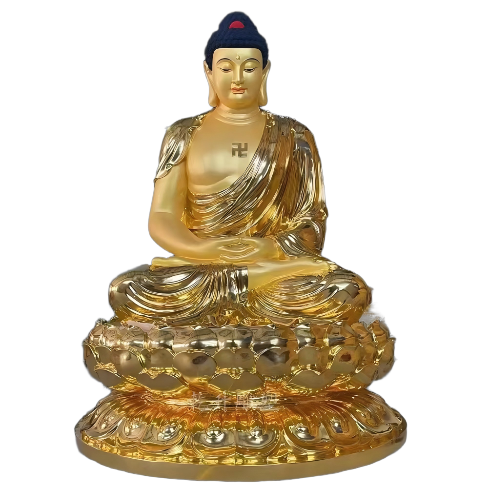 大型寺廟供奉純銅佛像 港幣＄1,571,